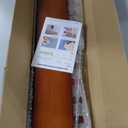 Wall Mounted Coat Rack with Shelf, 12 Flip-Down Hooks, Walnut