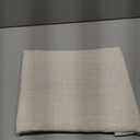 Lecloud Natural Valances for Windows 18 Inch Length, Light Filtering Faux Linen Kitchen Curtains for Small Window, Airy Rod Pocket Farmhouse Drapes for Cafe Apartment Bathroom, 52" W x 18" L 1 Panel