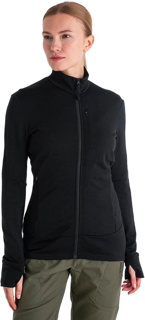 icebreaker Women's Merino 260 Quantum Long Sleeve Zip Jacket, XS