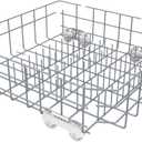UPGRADED W10728159 Dishwasher Lower Rack Compatible with Kenmore Kitchenaid Dishwasher Rack,w10728159 W10082825 W10780925 W10525646 KDFE104DSS4 Maytag Whirlpool Dishwasher Bottom Rack Part with Wheel