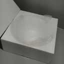 Glass Lamp Shade Replacement for Torchiere Floor Lamps, Lamp Shade for Floor Lamp Suitable for E26 Socket, Standing Lamp Replacement Shade, Alabaster Glass Bowl Shade, E26 Socket Not Include(White)