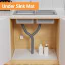 FLPMIX Shelf Liners for Kitchen Cabinets: 23" Wide Easy Cut Under Sink Mats, 23"W x 300"L