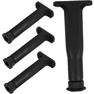 Couch Legs Bed Frame Support Leg Easy Assembly Height Adjustment for Various Furniture (1 Set) (19.50X8.70X3.60CM)
