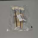 10 Pcs Pottery Glazing Brushes Pottery Glaze Brushes Ceramic Brush Set Goat Hair Mop and Blending Brush for Ceramics Acrylic Painting Clay Essential Ceramics Tools and Supplies