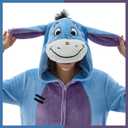 Adult Onesie Pajamas Unisex Animal One-Piece Cartoon Costume Cosplay Homewear Sleepwear Partywear For Men Women (Blue, M)