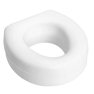 Healthcare Raised Toilet Seat HealthSmart 5 Inch Height White 250 lbs. 