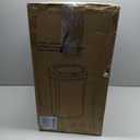 ITouchless 13 Gallon Sensor Kitchen Trash Can with Lid and Odor Filter, Stainless Steel Oval Automatic Trashcan for Home Office Bedroom Living Room Garage Large Capacity Slim Space-Saving Trash Bin