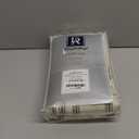 DriftAway Farmhouse Vertical Striped Linen Blend Textured Light Filtering Semi Sheer Curtains for Living Room Bedroom 84 Inches Long Drapes 2 Panels Linen Loden Green