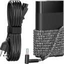 65W Laptop Charger for HP Envy 13 15 17 15t 15m 17m X360: 15-1039wm 15-1033wm 15-1010dx 15-w237cl 15-w110nr 15-as043cl 15-ee1093cl 15t-as100 15t-cn100 15m-cn0011dx, AC Adapter Power Supply Cord