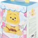 MINISO Disney Winnie The Pooh Collection Beach Vacation Blind Box Figure Vinyl Plush Pendant Model Collectible Toy for Home Decor Holiday Birthday Gifts for Girls and Boys Single Box (Random One)