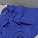 Scrubs for Women Set Stretch V-Neck Scrub Top & Jogger Pant with 8 Pockets for Nursing Doctor (Medium, Royal Blue)