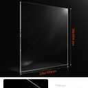 VEVOR Plexiglass Acrylic Sheet, 2-Pack Plastic Sheets, 24 x 36 Inch 1/4 Inch Thick Clear Plastic Cast Transparent Glass for Crafting Projects, Replacement Picture Frame Glass, DIY Display, Easy to Cut