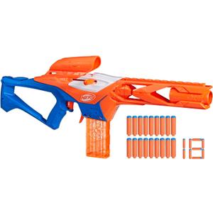 Nerf N Series Pinpoint Dart Blaster, 18 N1 Darts Compatible Only N Series Blasters, 10-Dart Clip, Blaster Gifts for Kids, Medium