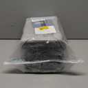 OrganiHaus Small Fabric Storage Baskets 6 Pack, 12x8in Cloth Storage Bins for Shelves, Small Baskets for Organizing Bathroom Pantry Closet, Canvas Shelf Baskets, Gray/Black