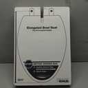 KOHLER K-7315-96 Cachet Quick-Release Elongated Toilet Seat, Quick Attach Hardware, Easy to Clean, Color-Matched Plastic Hinges, Biscuit