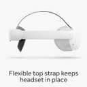Meta Quest Elite Strap Works with Meta Quest 3/3S Premium Comfort and Weight Distribution Adjustable, Ergonomic Fit Reduces Pressure and Fatigue