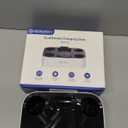 NEWDERY for PS5 Controller Charger Station Compatible with Dualsense Edge, Fast Charging Dock Stand with Cable, Dual Charging Station for PlayStation 5 & DualSense Edge Controller (White)