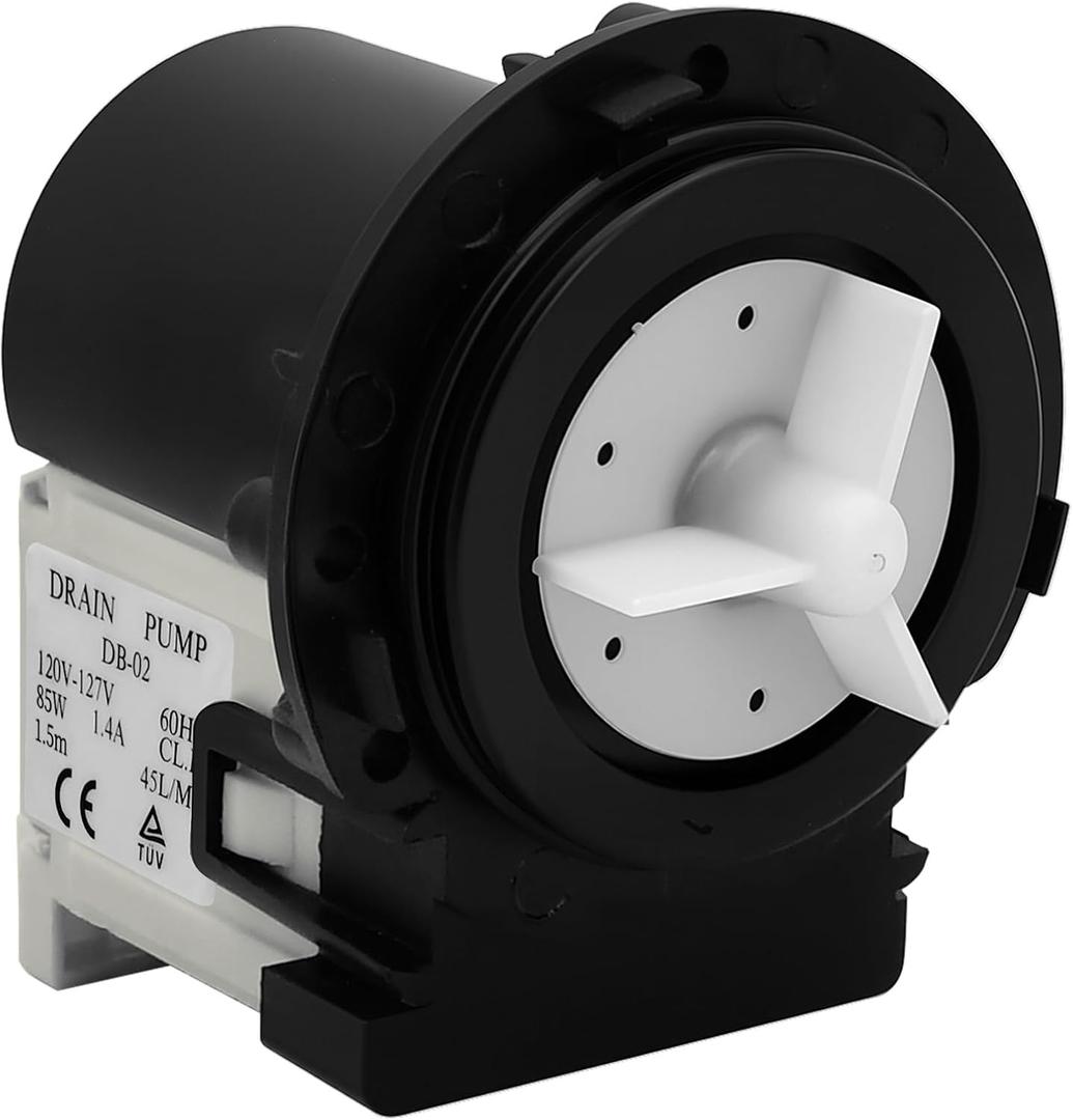 4681EA2001T Washer Drain Pump Motor Replacement for OEM Kenmore & LG,4681EA1007G 4681EA1007D AP5328388,Fits WM2101HW WM3270CW WM3431HS WM3770HVA Washing Machines,High-Density Silicon Steel Sheet