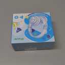 iClever BTH12 Kids Bluetooth Headphones,Colorful LED Lights,74/85dBA Safe Volume,85H Playtime,Bluetooth 5.2,Over Ear Headphones Builtin Mic for iPad/Tablet/Airplane,Blossom Pink