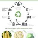 AYOTEE Compostable Trash Bags 8 Gallon Trash Bags with Handle, 30 Liter, 80 Count Biodegradable Compost Bag 8 Gallon Medium TrashBags, Unscented Medium Compostable Bag for Bathroom Kitchen Home