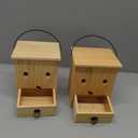 Carpenter Bee Traps for Outside 2PACK Durable, Weather-Resistant, Eco-Friendly Wooden Wasp Trap for Outdoor Use