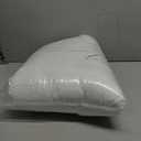 iFaon Ultra Flat Thin Pillows for Sleeping Standard Size, 2-1/2" High Slim Bed Pillow for Back Stomach Sleepers Down Alternative Filling Hypoallergenic White 18x26 in