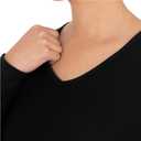 Fruit of The Loom Women's Micro Waffle Thermal V-Neck, XL