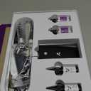 V Light Hair Extensions Kit with 1 Pack UV Lamp 1 Pack Remover Machine 4 Pack Glue 4 Pack Remover Solution