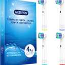 Replacement Toothbrush Heads for Oral B Braun(Individually Packaged),4 Pack Refill Electric Toothbrush Heads Compatible with Oral B 7000/Pro 1000/9600/ 5000/3000/8000