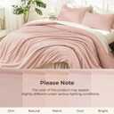 Litanika Pink Twin Comforter Set for Girls, 2 Pieces Kids Blush Plain Bedding Comforter Set, All Season Bed Set (66x90In Comforter & 1 Pillowcase)