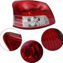 LH Driver Side Tail Light Replacement for Toyota Yaris Sedan 2007-2012 Tail Lamp 8156152550 TO2818133