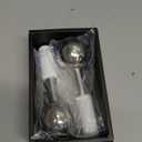 Ice Globes for Facials | Unbreakable Steel Cooling Roller | Cryo Sticks for Face | Massager for Face Neck & Eyes | Skin Care for Dark Circles, Puffiness, Wrinkles, Collagen Production (White)