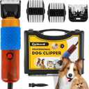 CGOLDENWALL Dog Hair Clipper for Grooming 200W Pet Clipper Kit with Spare Blade, Low Noise&Vibration, Animal Grooming Trimmer for Cat Sheep Dog