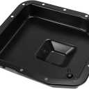 No.265813 Engine Oil Pan Oil Pan Sump Transmission Oil Pan for Ford F-150 1994-2003 Iron Black