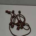 Curtain Tiebacks 6Pcs Magnetic Curtain Ties, Home Curtain Buckles Curtain Straps for Fixed Curtains and Curtains Suitable for Home Decoration for Home and Office(Coffee)