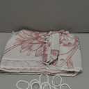 LIGHTINHOME Pink Floral Shower Curtain 72Wx84H Inches Extra Long Vintage Boho Bird Rustic Farmhouse Chinoiserie Aesthetic Cream Cloth Fabric Waterproof Polyester Bathroom Home Decor Set with Hooks