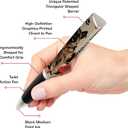 2 x ANINKABOVE German Shepherd Ballpoint Pen - 3-Sided Cute Writing Instrument, Fun Gift for Dog Lovers, Moms & Dads - Unique School & Office Supplies (1 Count)