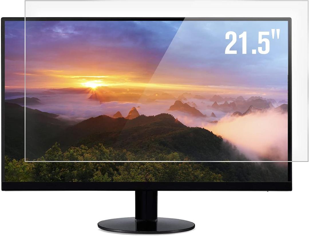 21.5 inch Anti Glare Matte Computer Screen Protector for 16:9 Monitor, Eye Protection Computer Screen Cover Compatible with 21.5" Acer/HP/Dell/Lenovo/ASUS/LG/MSI Desktop