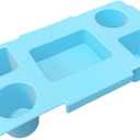 Top Cup Holder Tray Accessories for Bogg Bag X-Large, Waterproof EVA Drink & Phone Holder Fit for Stanley Cup - Organizer & Topper Tray for Bogg Bag (Sky Blue)