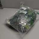 2 Pack 13Ft Artificial Eucalyptus Flower Garland with White Roses, Fake Rose Flower Greenery Garland Floral Vines for Wedding Home Party Table Runner Decor (White)