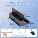 Lodaxu Wooden Wall Mount for Nintendo Switch 2/Switch/OLED and Dock, Drawer-Style 12 Game Card Holder Bracket, Multifunctional Stand for Switch 2 Accessories, Game Console Organizer Near TV