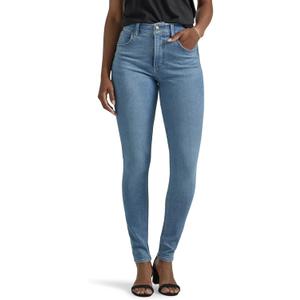 Lee Womens Ultra Lux Comfort with Flex Motion Skinny Leg Jean with Ever Fit (12, Sugar Cloud)