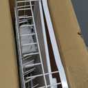 MOUKABAL Dish Drying Rack, Dish Rack, Stainless Steel Dish Racks for Kitchen Counter, Dish Drainer with Removable Utensil Holder, Drainboard, Grey, 13''W x 17''L