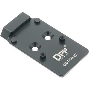 DPP Titanium Adapter Plate Compatible with CZ P10 Optic Ready and Holosun 407C/507C/508T Trijicon RMR/SRO-CZ-P10-02