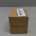 Copper Creek Colonial Dummy Interior Door Knob  ANSI Grade-3 Certified, Modern Heavy Duty Handle, Easy Install and Reversible for French Doors and Closets, Non Turning  Matte Black (1 Pack)