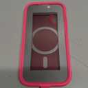 BERFY for iPhone 17 Case, Compatible with MagSafe, Built-in Privacy Screen Protector and Camera Protection, Anti-Spy Full Body Shockproof Matte Phone Case for 17 6.3", Hot Pink