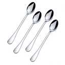Towle Living Basic Stainless Steel Ice Beverage Spoon, Set of 4