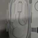 Apple Watch Series 9 [GPS + Cellular 41mm] Smartwatch with Silver Stainless Steel Case with Storm Blue Sport Band S/M. Fitness Tracker, Blood Oxygen & ECG Apps, Always-On Retina Display