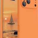 FireNova Magnetic for iPhone 17 Pro Max Case, Compatible with MagSafe, [Integrated Silicone Camera Control Button] [Camera Protection] Anti-Scratch Microfiber Lining Phone Case, 6.9", Orange