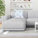 2 x Blue Coastal Cowgirl Pillow Covers 18x18, Coastal Cowgirl Granddaughter Room Decor, Western Home Decor, Preppy Beach Western Decorative Pillow Covers for Girls Dorm Bedroom (Colour 01)